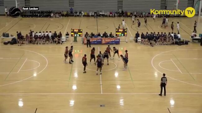 Replay: Basketball Australia School Championships Day 3 - (Men's QF) Brisbane State High v Trinity College