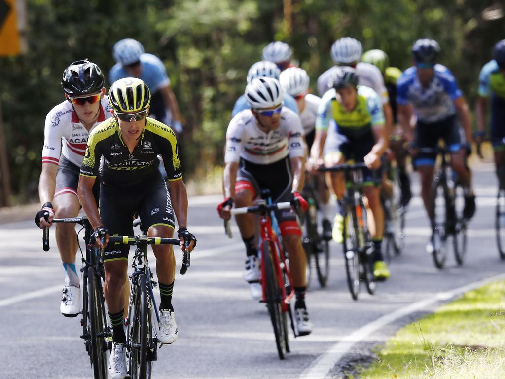 The Herald Sun Tour has also been run at Lake Mountain. Picture: Michael Klein