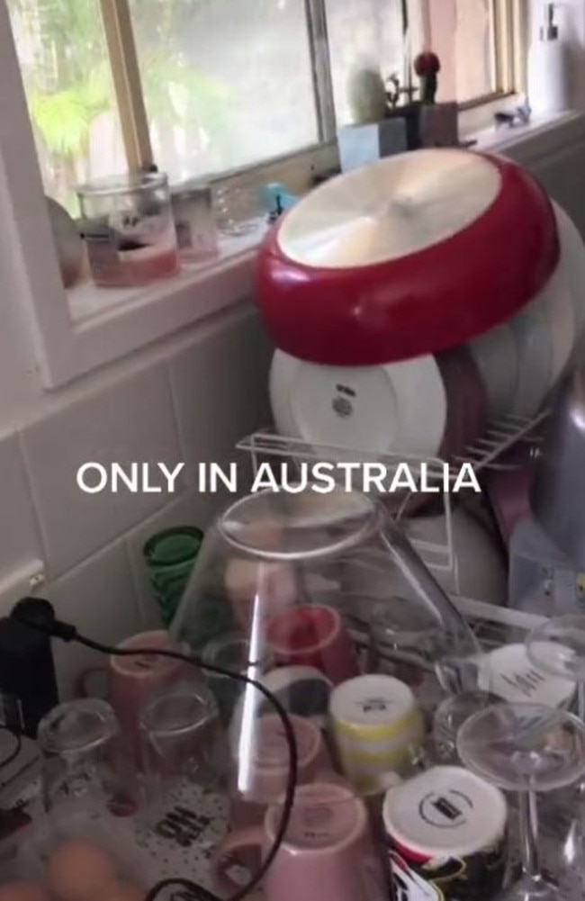 Nothing to see here yet, just a shot of the woman’s kitchen bench.
