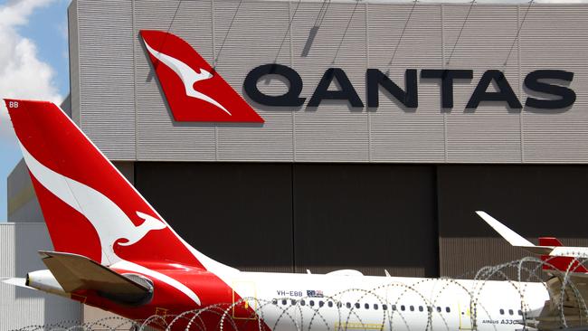 Qantas is cutting 6000 jobs. Picture: David Clark