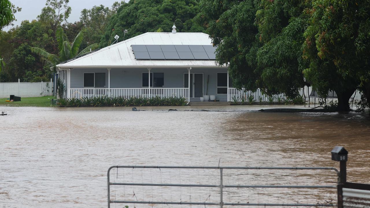 Bluewater residents also saw plenty of water come from Bluewater Creek that affected a few homes in the area. Pics Adam Head