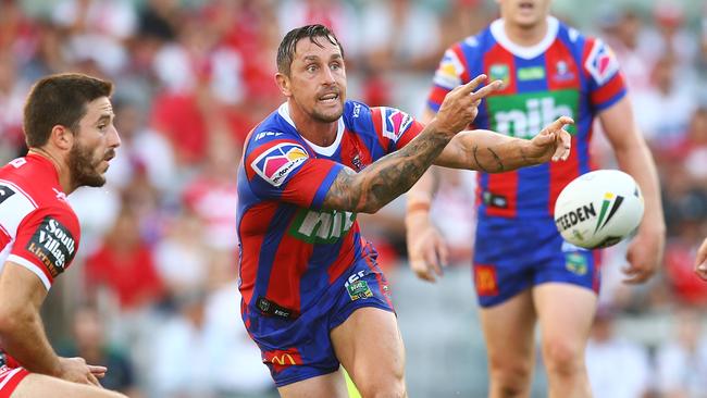 Mitchell Pearce has proven himself as a game-changer after joining the Knights. Picture: Mark Nolan