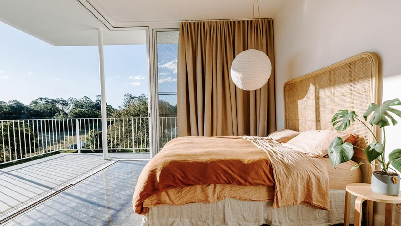 One of the home’s five bedrooms.