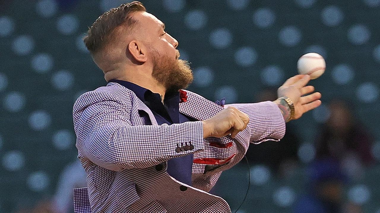 Professional baseball isn't for Conor McGregor. (Photo by Jonathan Daniel/Getty Images)