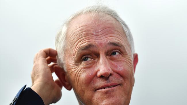 Australian Prime Minister Malcolm Turnbull speaks to journalists at a press conference during the Association of South East Asian Nations (ASEAN) forum in Manila, Philippines, Monday, November 13, 2017. (AAP Image/Mick Tsikas) NO ARCHIVING