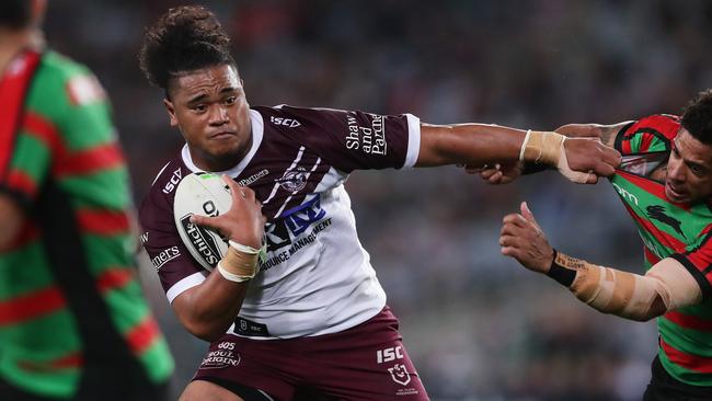 Moses Suli could be Manly’s x-factor. Photo: Matt King/Getty Images