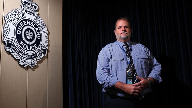 Acting Superintendent Kevin Goan at the Cairns Police Station. Picture: Brendan Radke