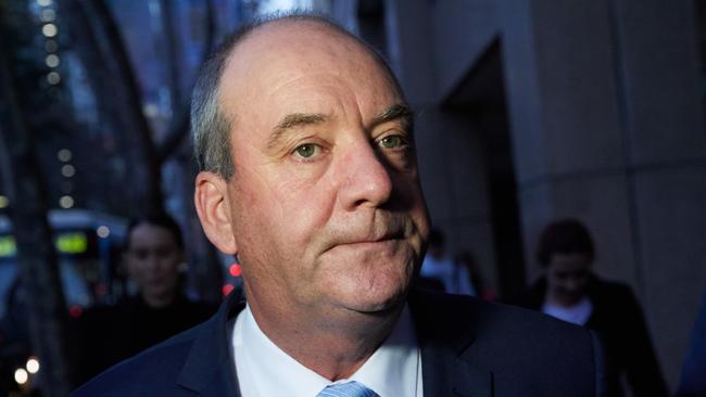 NSW MP Daryl Maguire is seen leaving the NSW Independent Commission Against Corruption. Picture: AAP Image/Erik Anderson