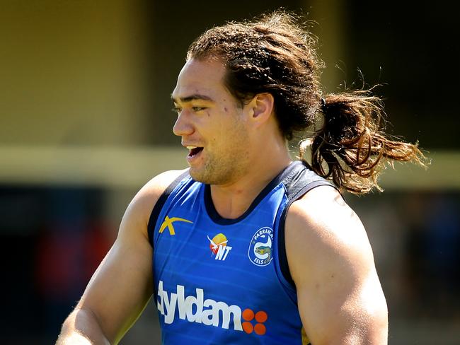 Tepai Moeroa is yet to secure a new deal with the Eels. Picture Gregg Porteous