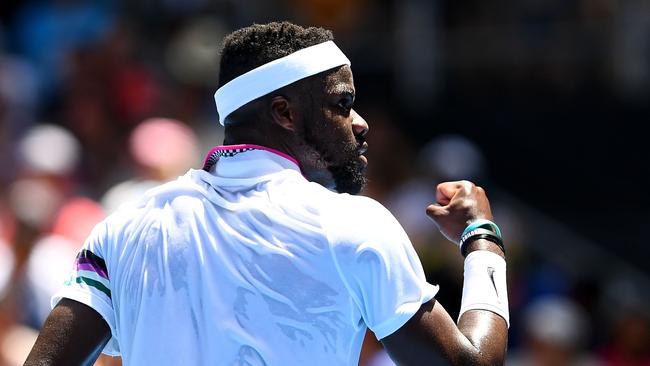 Tiafoe is one of the breakout stars of the Australian Open. Photo by Quinn Rooney/Getty Images.