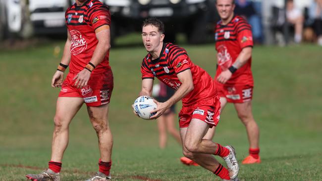 Jesse Beauchamp darting out of dummy-half. Picture: DC Sports Photography