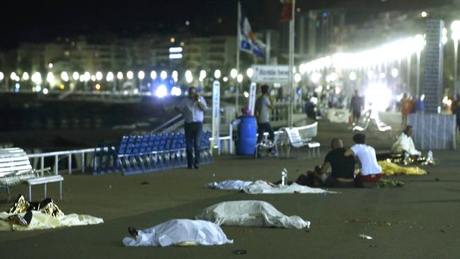 Victims from the Bastille Day attack in Nice; anytime people gather in large groups, there are soft targets terrorists can strike. Picture: Antoine Chauvel