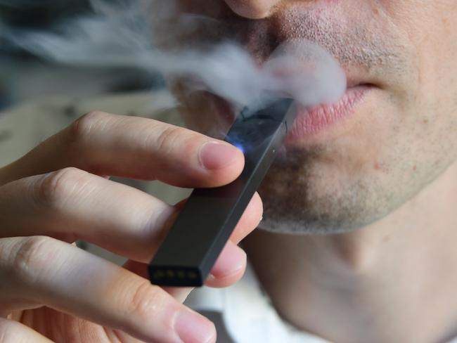 Researchers say vaping and some flavourings may be linked to heart disease. Picture: AFP