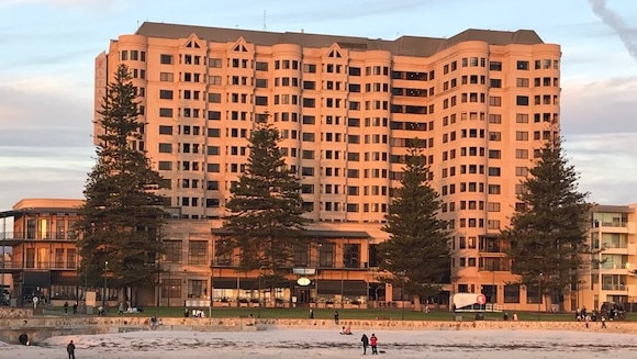 The Stamford Grand Hotel at Glenelg. Picture: Rebecca Baker