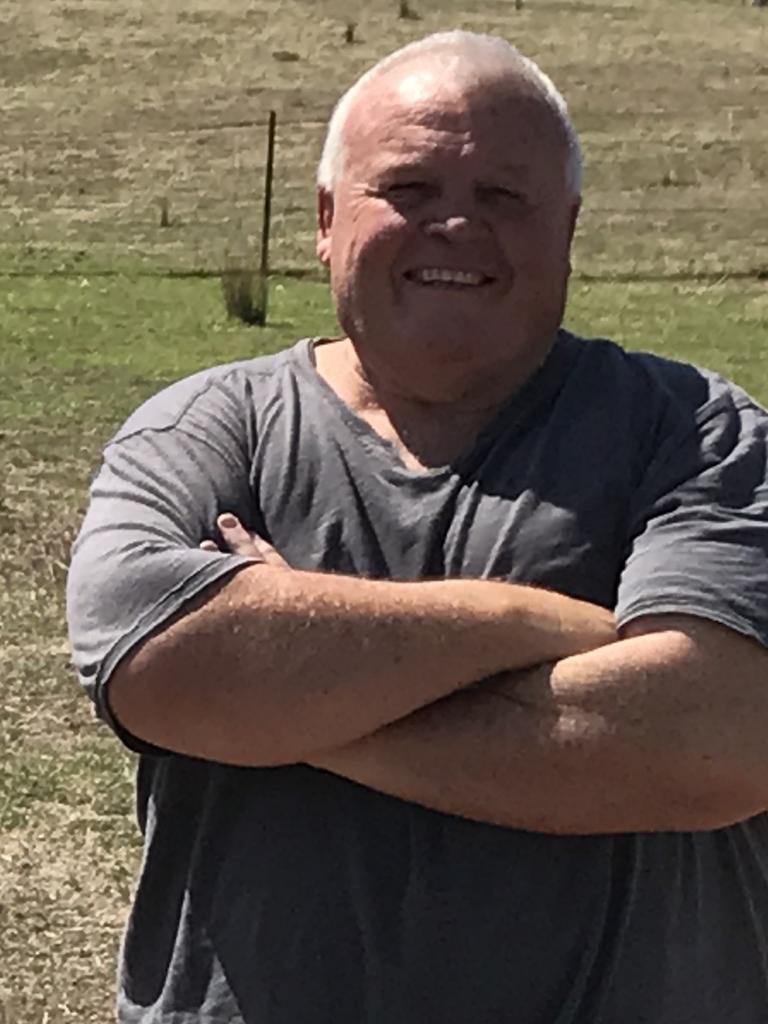 Les Boyd on his farm in the Cootamundra Valley in December 2018.