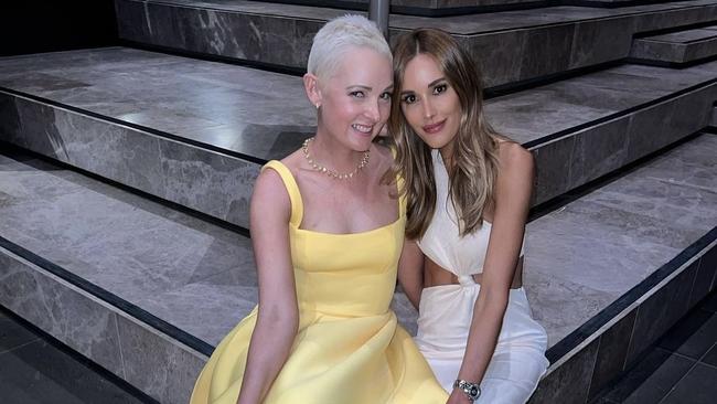 Nicole with friend Bec Judd.