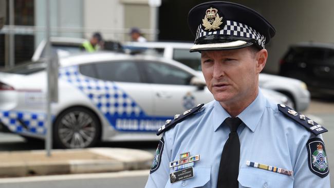 Police Superintendent Mark Wheeler has called for patience at the Queensland border. Picture: Steve Holland