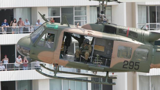 2004 Indy: Army Iriquoi helicopter during the air show caused a stir.