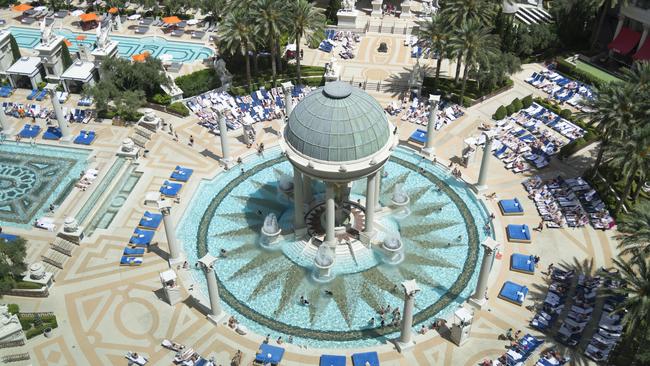 Caesars Palace Casino pool is the best to be. Picture: Istock