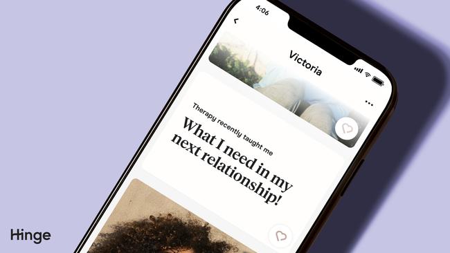 You can now add written prompts about mental health to your Hinge profile.