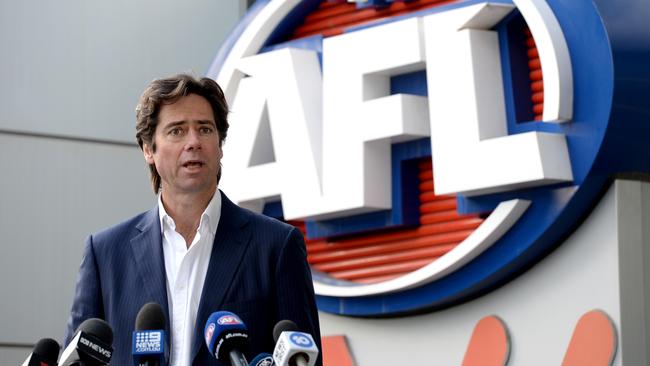 AFL chief executive Gillon McLachlan has announced widespread redundancies