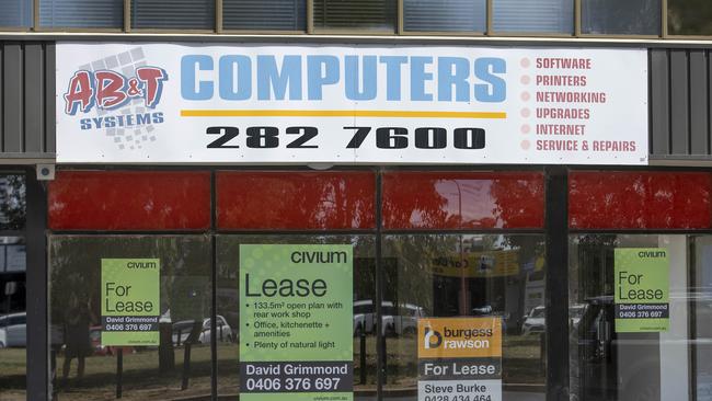 Empty shops in Canberra. Picture: NCA NewsWire / Gary Ramage