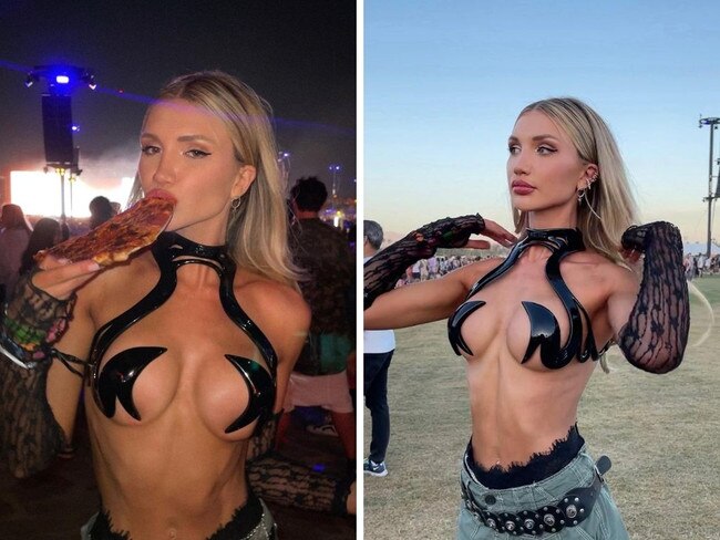 ‘OMG’: Model’s tiny Coachella top shocks