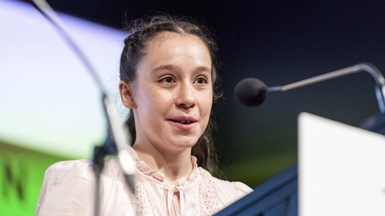 Taylah Chapman was the 2023 Junior Para Athlete of the Year at the Sports Darling Downs annual awards presentation dinner.