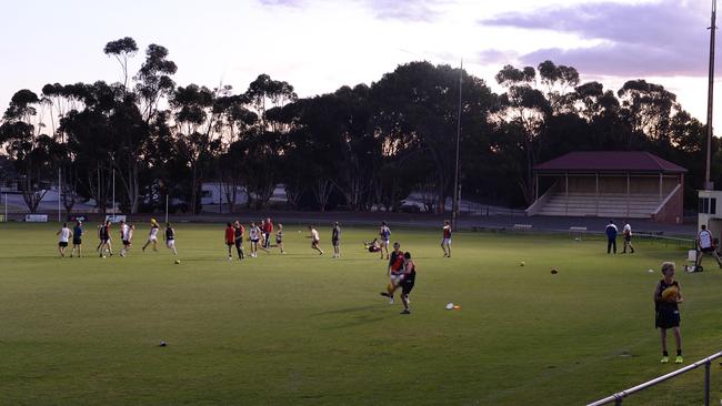 Kapunda Football Oval, pictured here in 2016 was recently inspected by the AFL as a possible candidate to host an AFL game in 2023. Picture Campbell Brodie.