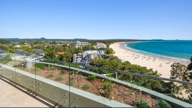 The home has wide views across some of the most visited parts of Noosa.