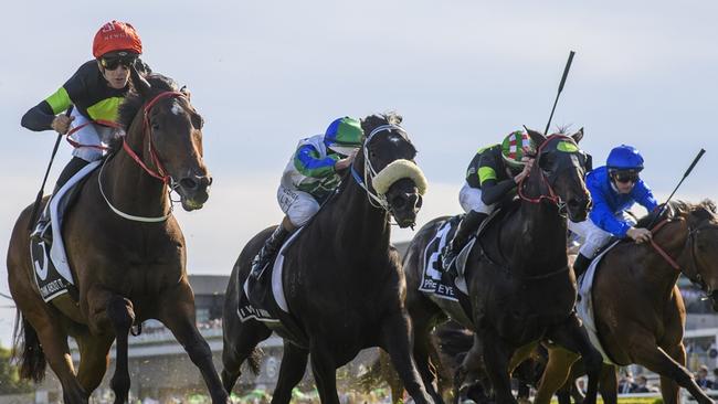 The Everest has become a behemoth in Australian racing since it was first run in 2017. Pictured is Think About It (left) winning last year.