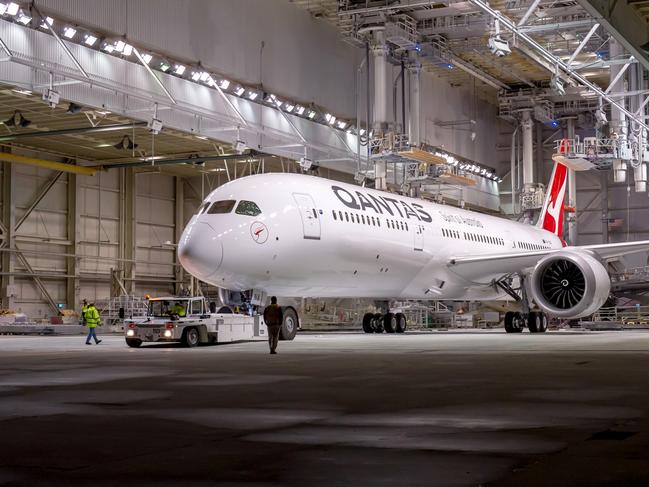 The Qantas Boeing 787-9 Dreamliner. Picture: Qantas