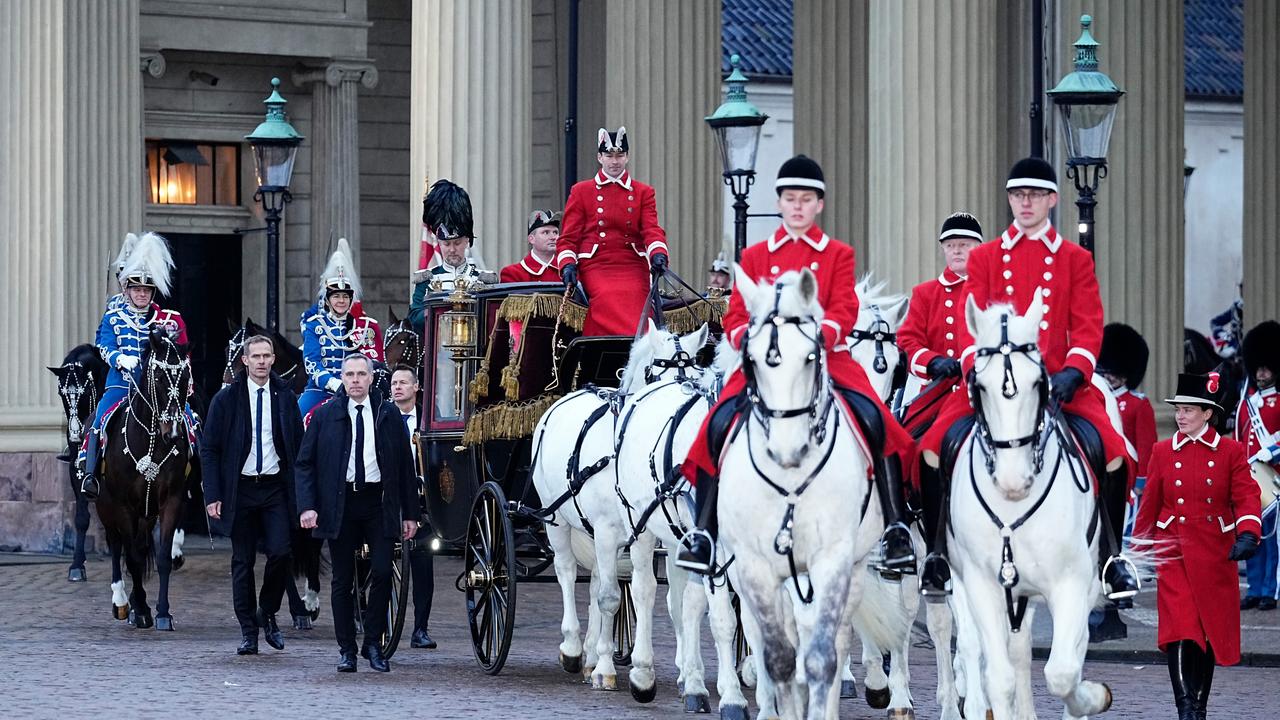 King Frederik X and Queen Mary of Denmark arrive at Amalienborg after being proclaimed as King and Queen Denmark. Picture: Martin Sylvest Andersen/