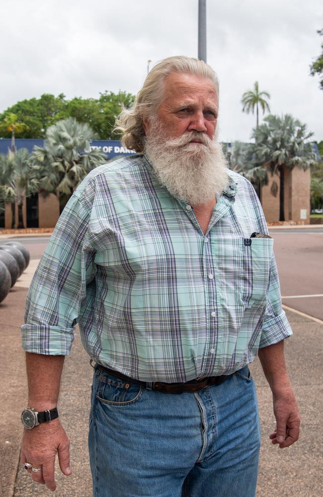 Darwin contractor Craig Williams outside the Darwin Local Court. Picture: Pema Tamang Pakhrin