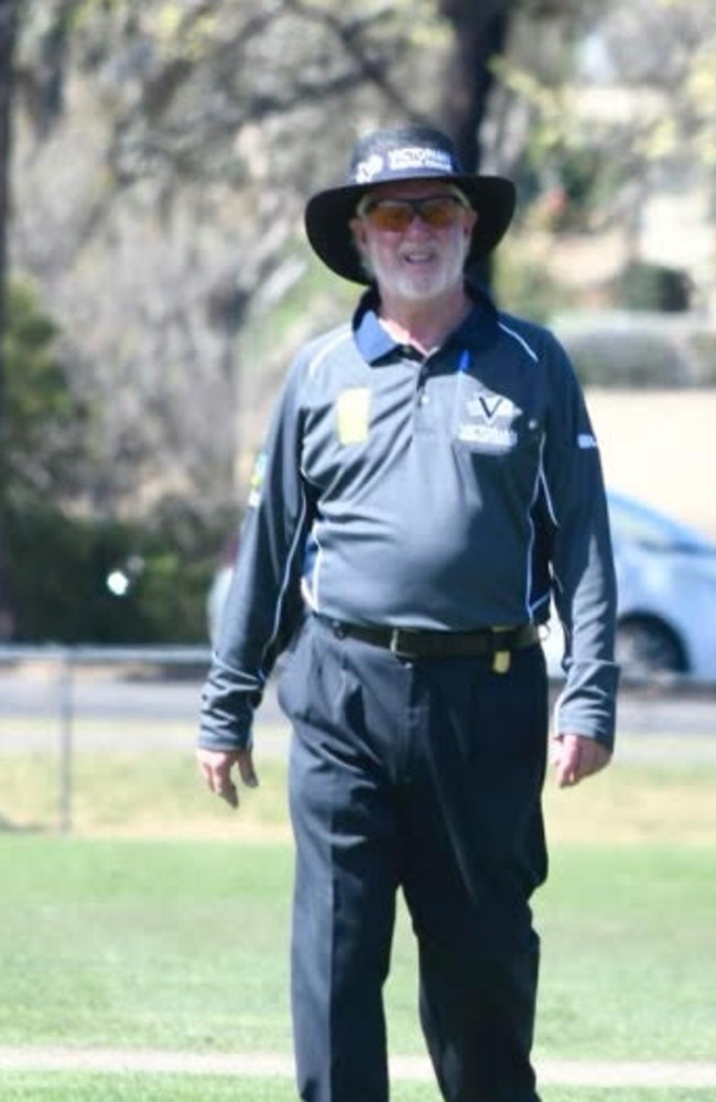 Umpire Bill Sheahan has stood in many matches. And he’s stood the test of time.