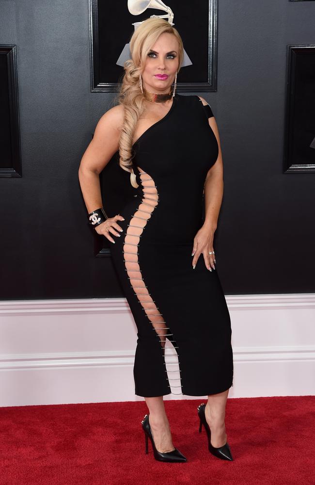 TV personality Coco Austin attends the 60th Annual GRAMMY Awards at Madison Square Garden on January 28, 2018 in New York City. Picture: Jamie McCarthy/Getty Images