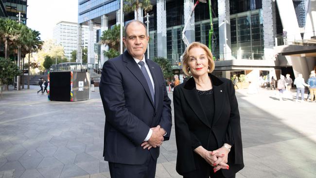 ABC managing director David Anderson and chair Ita Buttrose. Picture: Ryan Osland