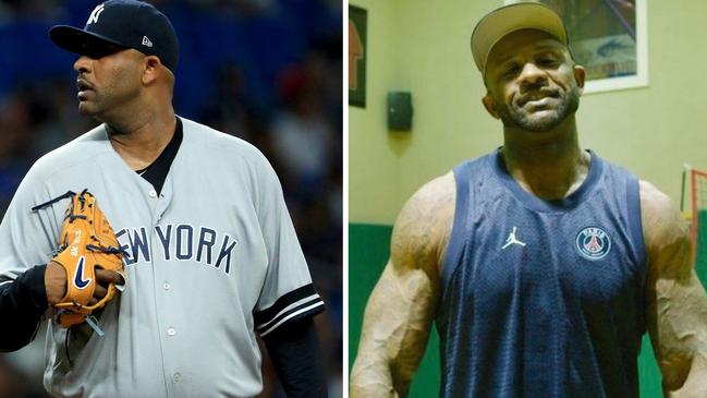 CC Sabathia has turned his life around. Photo: Getty Images and Twitter