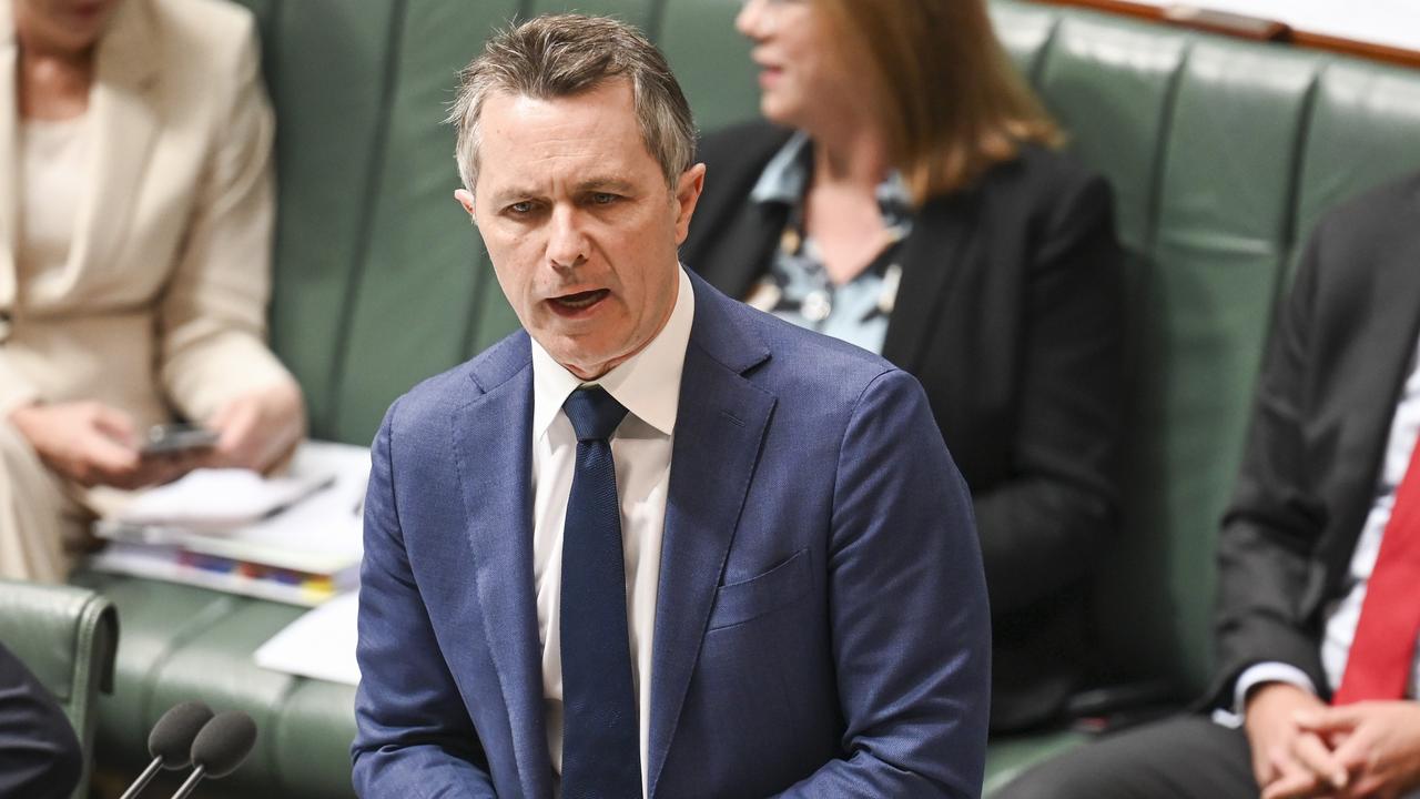 Education Minister Jason Clare has introduced a new Bill to ensure the integrity of the foreign student education industry. Picture: NCA NewsWire / Martin Ollman