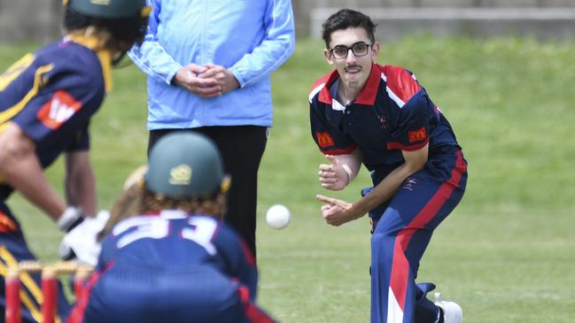 Spinner Lachlan Rummans is part of the younger brigade in the squad. Picture: NCA NewsWire / Martin Ollman