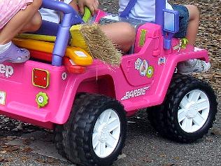 Modified discount barbie jeep