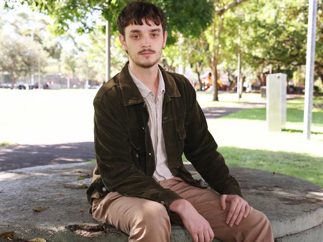 Ray Newland, 24, will join 99 other everyday Australians in discussing the best ways to tackle Australia’s affordable housing crisis this weekend. Picture: Rohan Kelly