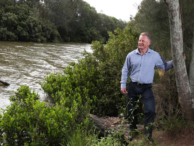 James Rooney enjoys the scenery at Deepwater Park in Milperra. Picture: Robert Pozo