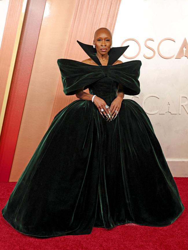 Cynthia Erivo attends the 97th Annual Oscars at Dolby Theatre on March 02, 2025 in Hollywood, California. Picture: Getty Images