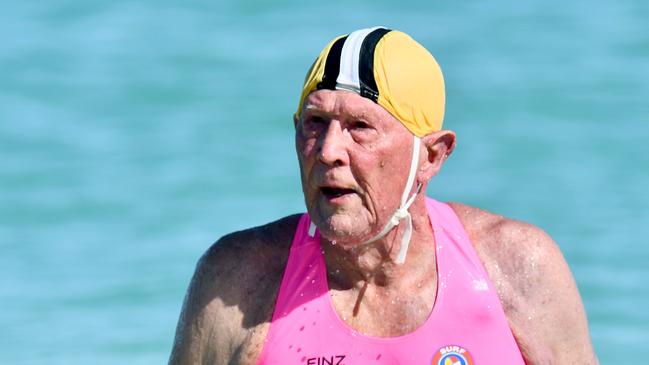 The oldest competitor at Aussies – 81-year-old Rob Watkins from Cottesloe.