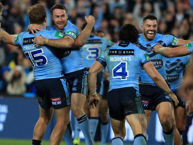 No one was feeling blue in the NSW camp.