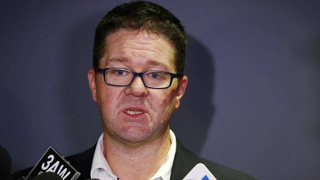 AFLPA boss Paul Marsh says the players’ union would be prepared to listen to the AFL’s proposal. Picture: Wayne Ludbey