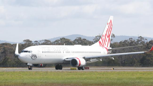 All passengeres on flight VA1086 from Sydney to Launceston is being urged to isolate and get tested. Picture: Nikki Davis-Jones