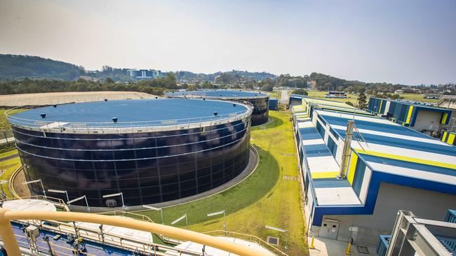 Inside the Tugun desalination plant.