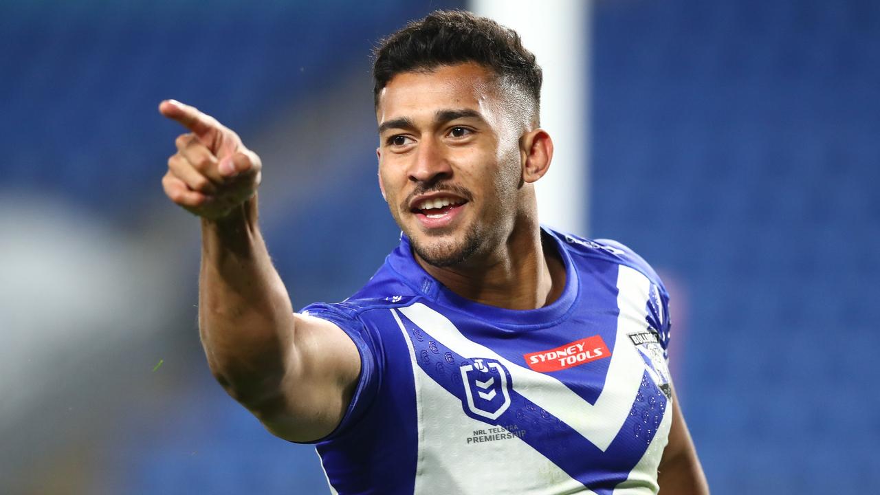 Bailey Biondi-Odo has impressed Josh Addo-Carr in the pre-season at Canterbury. Picture: Chris Hyde/Getty Images